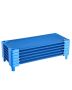 Cribs, 6 pcs, blue, 52x23 inches, preschool