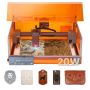 Laser engraving and cutting machine, 20 W, 300x300 mm working area