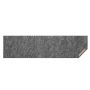 Non-slip mat pad, 2'x8', 1/4" thick, polyester felt + latex, gray