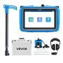 Outdoor water leak detector with LCD display and sensor