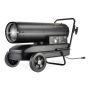 Portable diesel forced air heater "torpedo", 100000 btu, black, 38 L