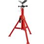 V-shaped folding carbon steel pipe stand, 71-132 cm, 1133 kg load capacity