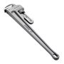 Aluminum adjustable pipe wrench, 24 inches, ergonomic handle
