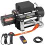Electric winch 5400 kg 12V with steel cable and remote control IP55