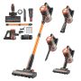 Cordless handheld vacuum cleaner, 40 kpa, 47 min runtime, LED display, tangle protection