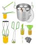 Canning set, 9 pieces, stainless steel