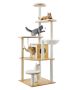 Large Cat Tree 68.9 Inch, Multi-Level Cat House with Scratching Posts and Hammocks