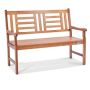 Wooden outdoor bench, 48 inches, park and yard