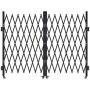 Double folding steel security gate 370x160.5 cm