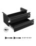 VEVOR 16 Inch Pull-Out Drawer Under Desk Organizer, 18x9x8 Inch