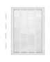 Return air grille, steel, 51x76 cm, wall-mounted, powder-coated