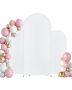 Wedding arch backdrop stand set, 3 pcs, metal gold