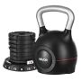 Regulējama alumīnija un ABS hantele, 1,5–10 kg, 7 līmeņi