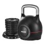 Adjustable dumbbell with 7 weight levels, 2-20 kg, aluminum and ABS