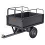 Garden trailer 17 cu. ft., 272 kg load capacity, steel, ATV/UTV