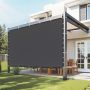 Saules aizsargs pergolai, 3x3 m, HDPE, melns