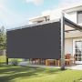 Pergolas pārsegs ar 90% saules aizsardzību, 8x12 pēdas, melns HDPE