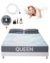 Queen size grounding sheet, cotton-silver, gray, with grounding wire and tester