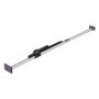 Load-adjustable telescopic rod, steel, 1499–1854 mm