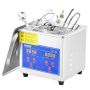 Professional ultrasonic cleaner 0.3 L with timer and heater, 40 kHz, stainless steel