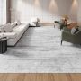 Carpet 10x14 feet, washable, non-slip, gray, soft, for indoor use