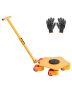 Machine Moving Skates with 360° Swivel Wheels, 8800 lbs, Heavy Machinery Lifting Equipment