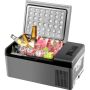 Portable car fridge-freezer, 15 L, 12V/24V, USB, dual zone