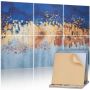 6 pcs. "art acoustic panels" sound-absorbing wall tiles, 70.87x47.24x0.4 cm, self-adhesive