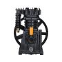 Aluminum Twin Cylinder Air Compressor Pump Head, 3 HP, 90-116 PSI