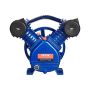 Air Compressor Piston Pump Head, 3 HP, Twin Cylinder, Cast Iron, 116 PSI