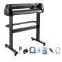 34 collu vinila griezējs ar 3 asmeņiem un LCD displeju