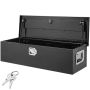 Aluminum tool box for truck, 990x330x254 mm, black