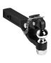 Pintle hook 15.6 cm black, for 2"-3" lunette ring