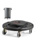 Trash cart for 20-55 gallon containers, wheels, sturdy, 500 lb load capacity