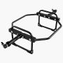 Trap bar hex bar 50 mm, 240 kg for strength training, black