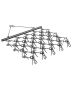 Trailed Chain Harrow 5x4.5 ft with 60 Teeth for ATV and UTV