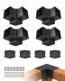 Pergola bracket set 6x6 inches, 4 pcs., corner wooden brackets