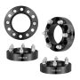 Riteņu starplikas 1,5 collas, 106,1 mm, M12 x1,5, melnas, 4 gab.