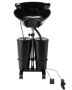 Portable shampoo bowl for washing hair with electric pump, black, adjustable