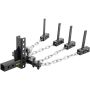 Weight distribution hook 1000 lbs lifting capacity with swing control and chains