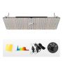 LED audzēšanas lampa, 300 W, pilna spektra, Samsung diodes, regulējama gaismas intensitāte, siltumnīcai 3x3/4x4 pēdu (1,2x1,2x1,2m)