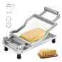 Cheese slicer with wire, aluminum alloy, 0.39 and 0.78 inch blades, stainless steel
