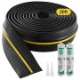 Garage Door Threshold Strip, 20 Feet, Black, PVC, Weather Resistant