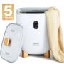 Towel warmer for the bathroom, 25 L bucket with automatic shut-off