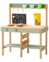 Wooden outdoor play kitchen set for kids