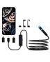 Endoscope camera with light, 1920P HD, 8+1 LED, IP67 resistant, 3 m cable, android/ios
