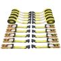 Ratchet Tie Down Straps, 10-Pack, 2" x 30 Feet, 10,000 lbs. Breaking Strength