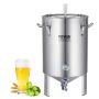 304 stainless steel 60L beer fermenter with tap and thermometer