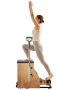 Pilates chair with two pedal handles, rubberwood frame