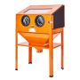 227.1 L sandblasting cabinet with stand, spray gun and nozzles